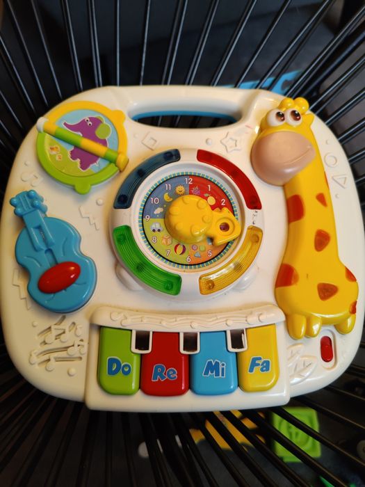 Interaktywna tablica edukacyjna muzyczny panel żyrafka 18m+