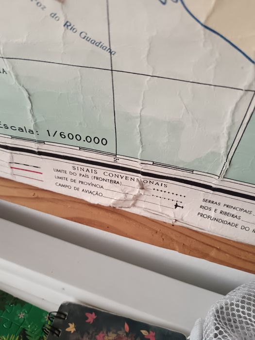 Mapa escolar antigo