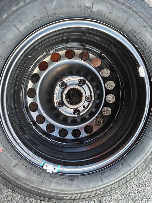 Volkswagen group Запаска R15 195 65 Bridgestone диск 5×112, 6J, ET47