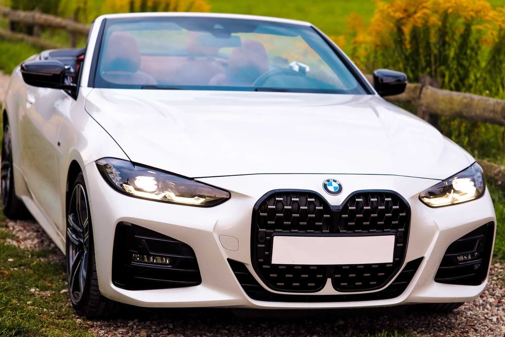 Auto Cabrio BMW seria 4 M-sport Wynajem do Ślubu/Wesela/Teledyski