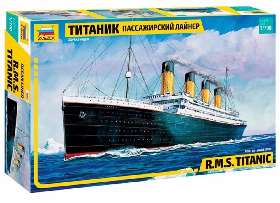 RMS TITANIC Transatlantyk model do sklejania 1/700 Zvezda 9059