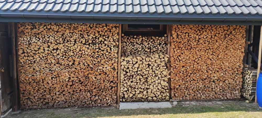 Drewno opałowe, iglaste, rąbane, sezonowane, 10mp