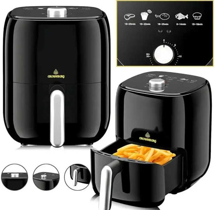 Аерогриль фритюрниця аэрогриль фритюрница Crownberg CB-5540 2л 1400Вт