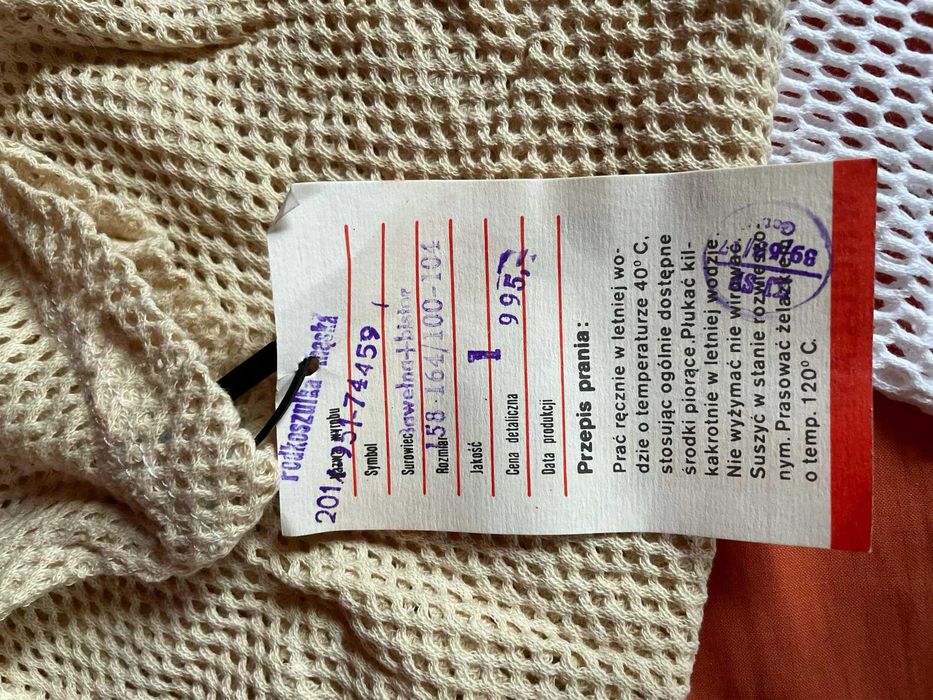 Koszulka siatkowa retro PRL unikat nowy z metką