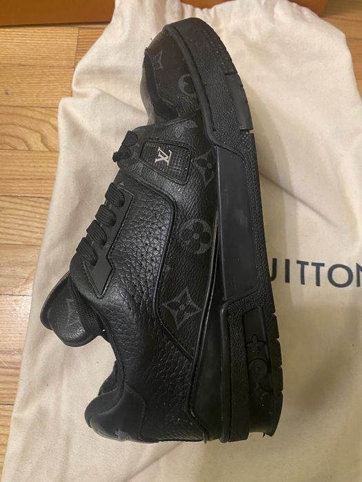 кроссовки луи витон trainer black