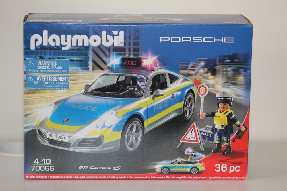 Playmobil Porsche 911 Carrera Polícia
