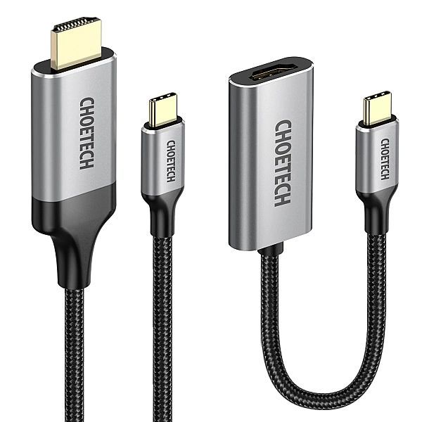 Choetech zestaw przejściówka Hub Usb Typ C - Hdmi 2.0 (3840 x 2160 (at