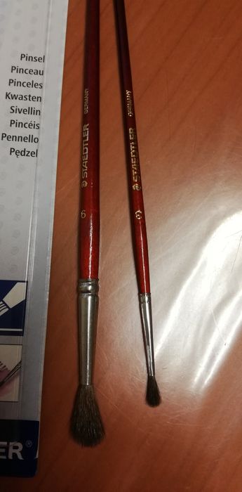 Conjunto 4 pincéis escolares, Staedltler, novos