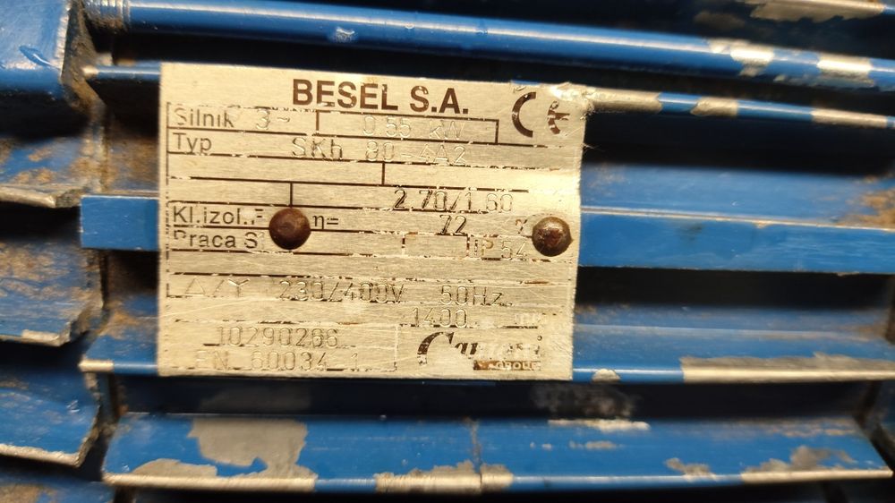 Przekładna z silnikiem 0,55kw