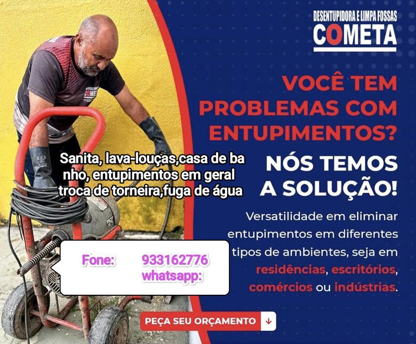 Desentupimento e canalização J.M