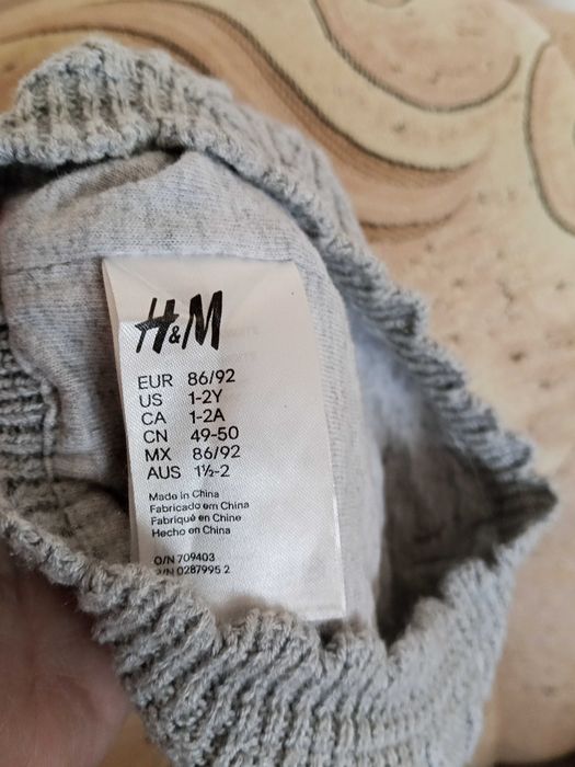 Czapka wiosenna jesienna H&m 1-3 lata