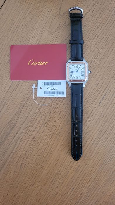 Ekskluzywny zegarek cartier Santos