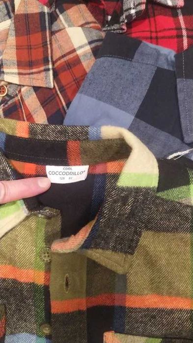 zestaw 4 koszul coccodrillo 128 dla chłopca
