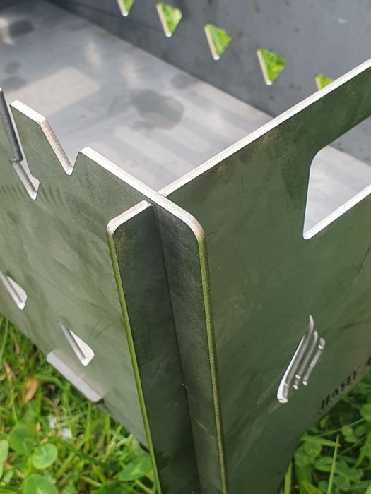 Grill Mangal składany - palenisko - stal 3 mm - na 7 szampurów