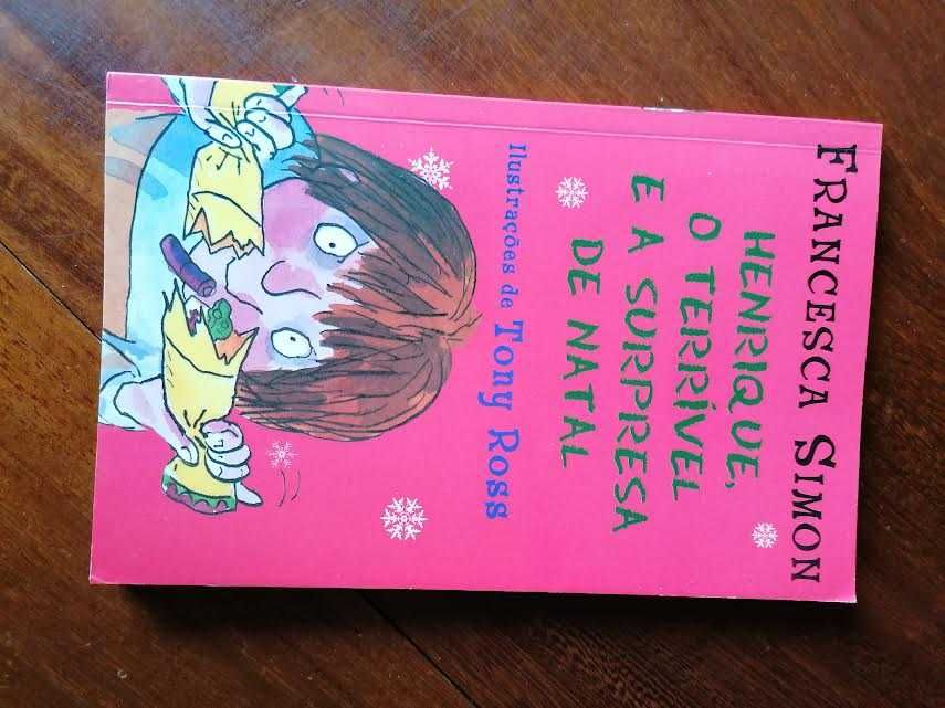 livro - Henrique, o Terrível e a surpresa de natal"