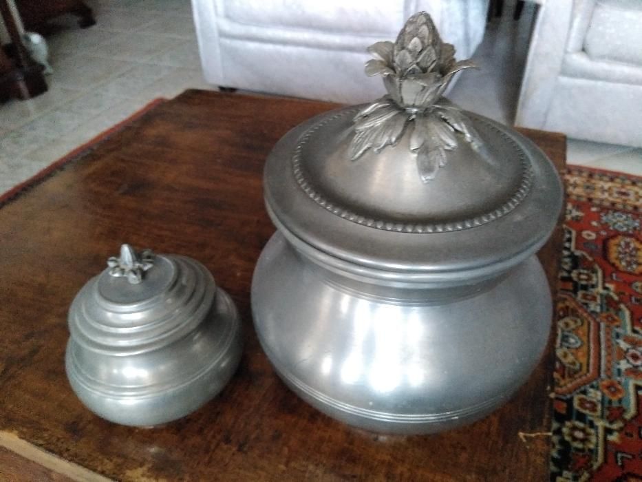 Peças decorativas em estanho marca Criações J. Dores, feito em PT