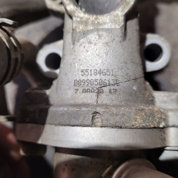 Zawór EGR chłodniczka spalin EGR opel 1.3CDTI fiat 1.3JTD 2006r