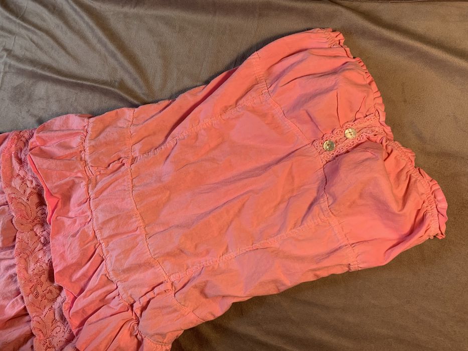 Madonna sukienka rozowa dziewczeca S XL costplay