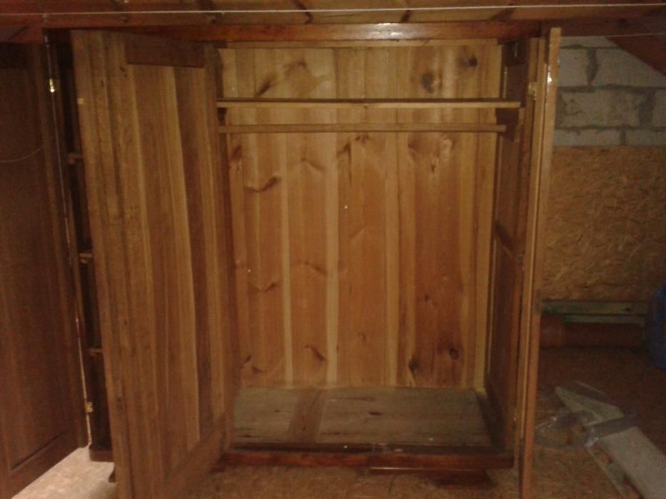 Szafa dębowa 3-drzwiowa, antyk