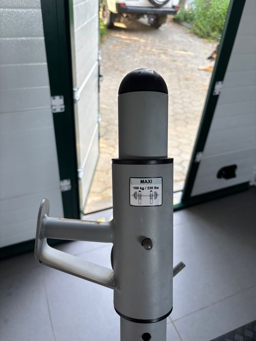 Conjunto banco de supino com suporte de barra e banco de abdominais Domyos