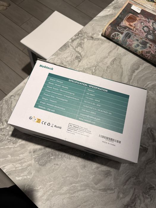 Масажер для шиї та спини з розслабляючим теплом Nekteck Shiatsu