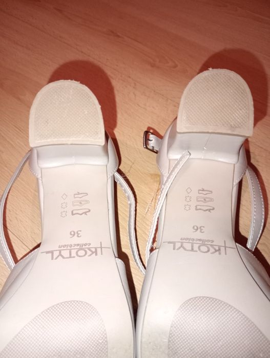 Buty ślubne kotyl 37
