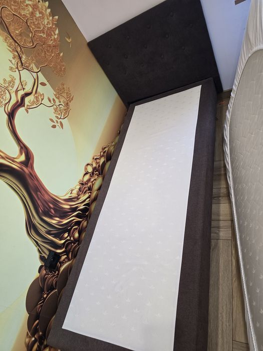 Stelaż łóżka tapicerowany 80x200 materac