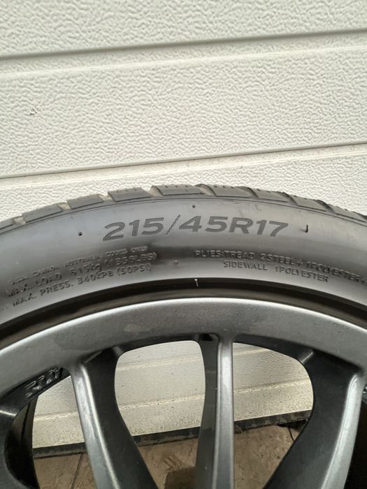Kola zimowe 4x108 R17 Peugeot 208 Ford itp. 215/45R17 felgi alufelgi