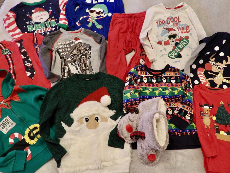 zestaw świąteczny, 4-5-6 lat, 110-116 cm na święta chłopiec (A2)