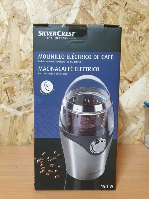 Мощная кофемолка из нержавейки SiverCrest 150 Вт