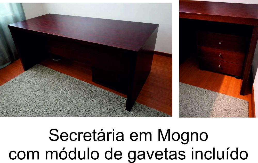 Sofá + Secretária + Cadeira