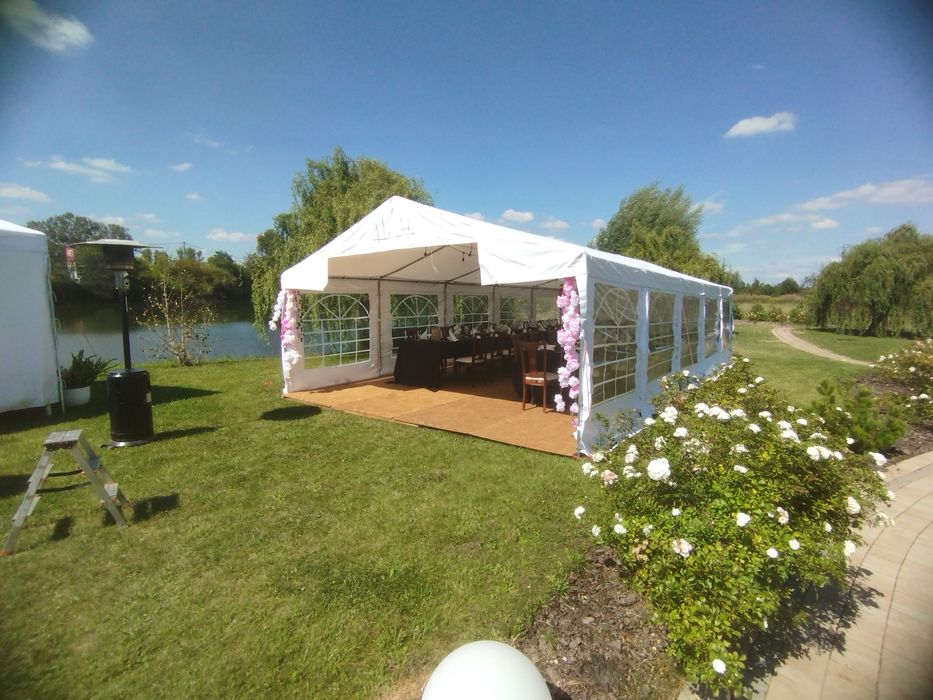 Wynajem namiotów stołów krzesła montaż i demontaż gratis . Katering.