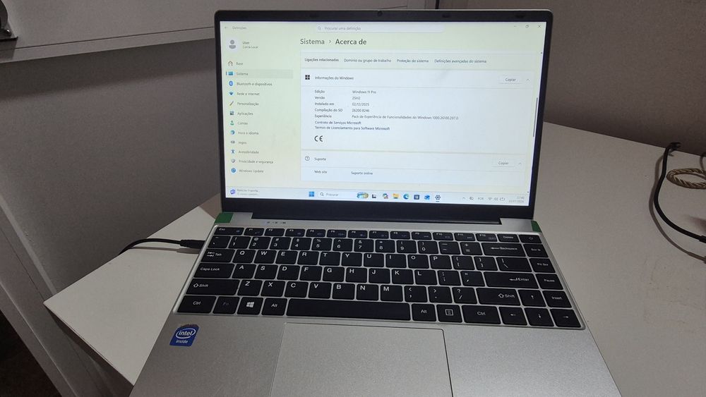 Portátil Chinês p/ Peças ou Reparação – Intel N5095 / 16GB RAM / 1TB SSD