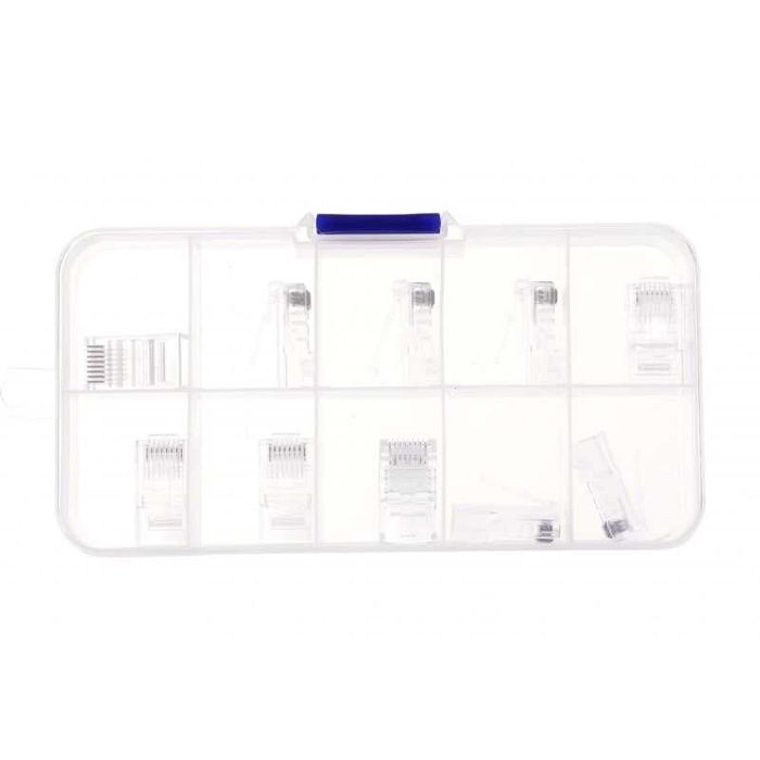 Zaciskarka RJ45 Ściągacz izolacji Tester kabli LAN sieciowy kd10881