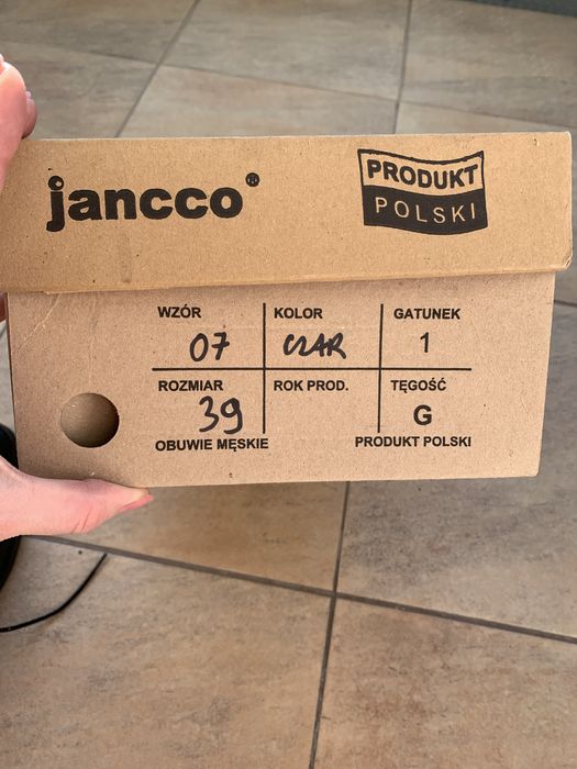 Buty półbut / lakierki męskie roz. 39 Jancco