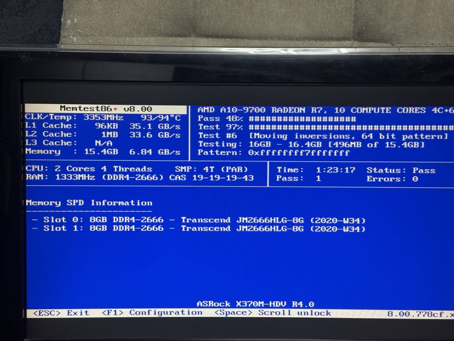 Оперативна памʼять DDR4 16ГБ (2х8)