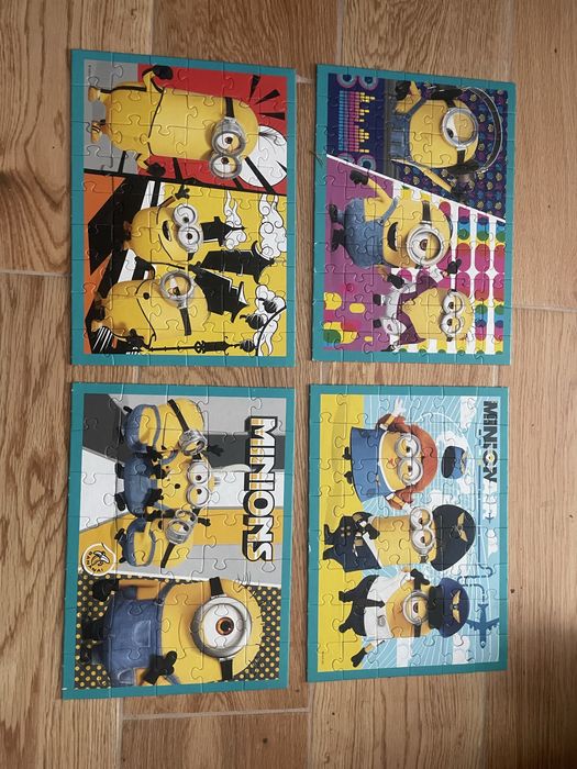 Puzle MINIONKI  4 rodzaje 35, 48, 54, 70