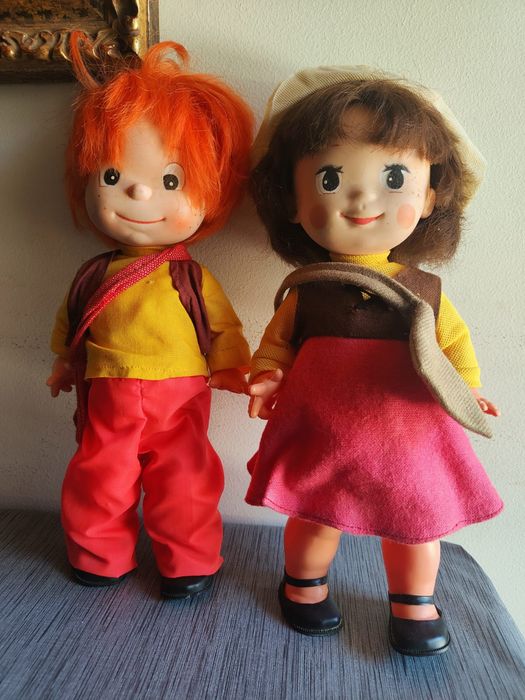 Bonecas Heidi e Peter - Anos 70