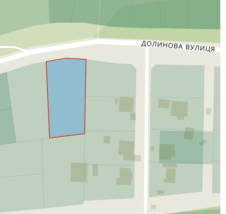 Фасадна ділянка в пейзажному місці!