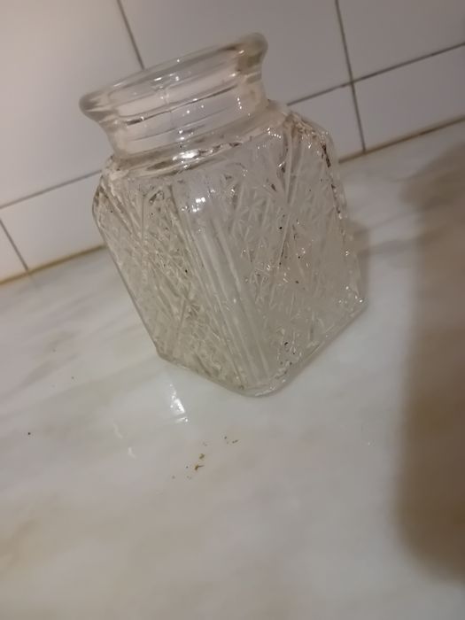 Vaso em Vidro Lapidado