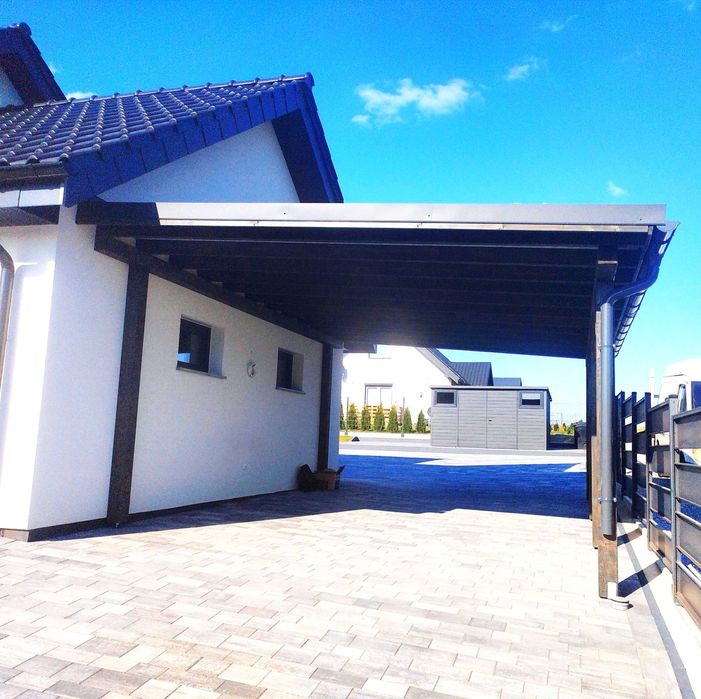 Wiaty garażowe,  Carport, zadaszenia na auto