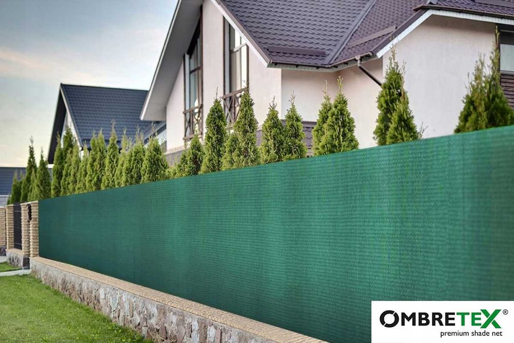 SIATKA CIENIUJĄCA dzianina mata osłonowa na płot maskująca 1,5x25m MIX