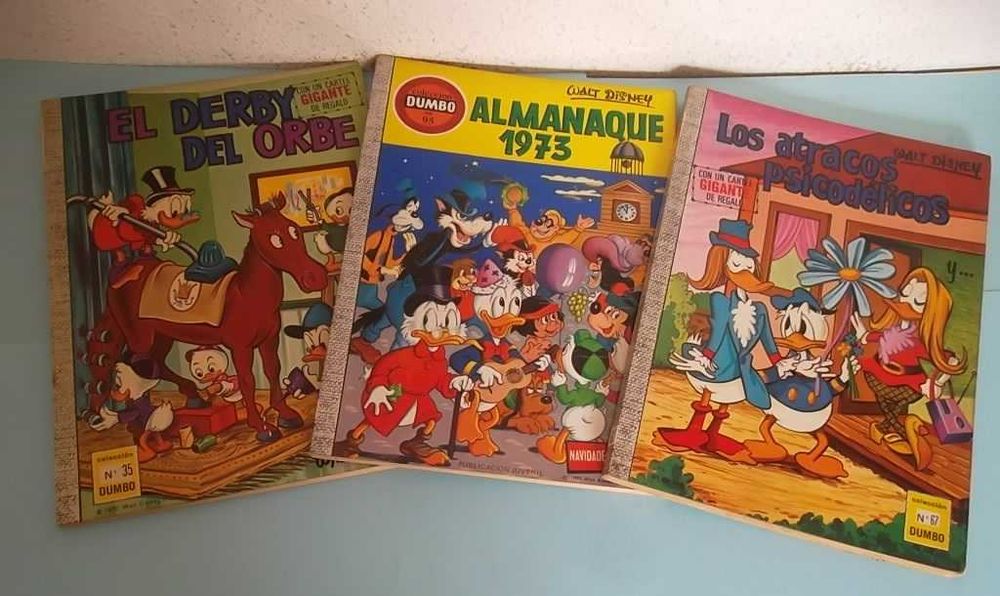 Histórias clássicas WALT DISNEY 19 álbuns de 1969 a 1972