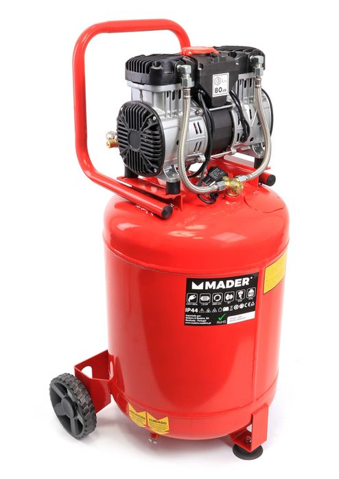 Compressor de Ar Silencioso MADER 50L 1.5 kW 254 L/min 8 Bar LL29