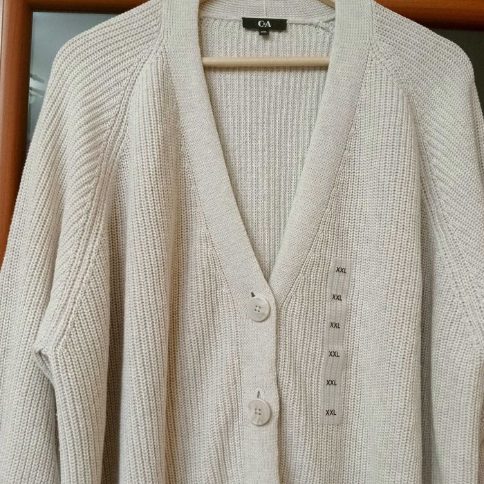 Sweter, kardigan zapinany