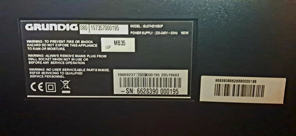 TV LCD Grundig 37' Full HD / 2 x HDMI