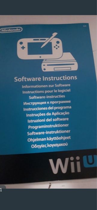 Manual instrucoes Nintendo Wii U
