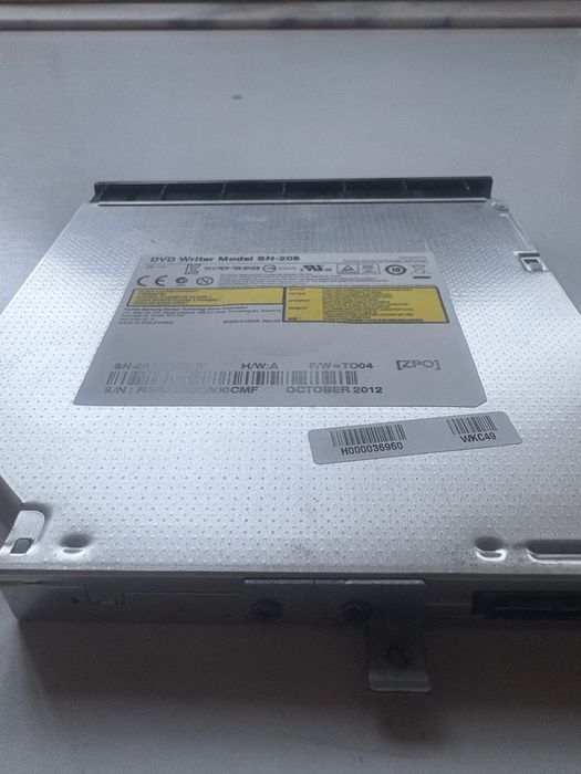 Gaveta para portátil DVD leitor