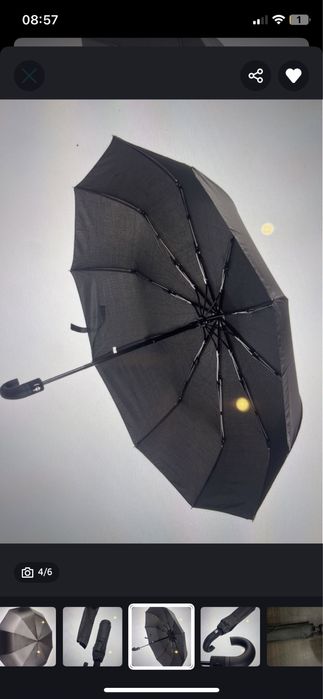 Elegancki parasol składany automatycznie 48tknt