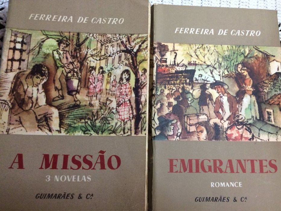 Ferreira de Castro, colecção de duas obras do autor, portes grátis